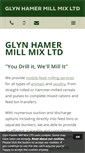 Mobile Screenshot of glynhamermillmix.co.uk